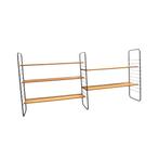 Vintage wandsysteem wandrek jaren '60 '70 midcentury retro, Verzenden