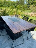 Vuurtafel, nieuw, op maat, met kast op wielen, Ophalen, Eettafel, Meer dan 8 zitplaatsen, Nieuw