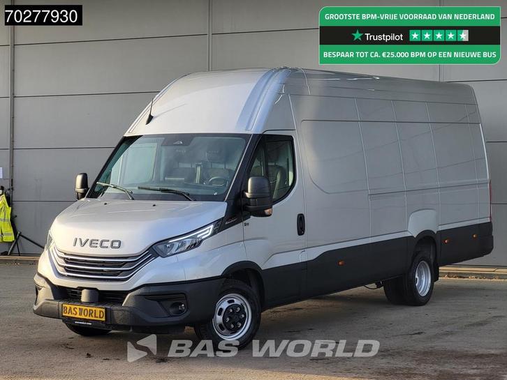 Iveco Daily 35C21 XXL 3.0L Automaat 19,3m3 L5H3 210PK Hoog D, Auto's, Bestelwagens en Lichte vracht, Bedrijf, Te koop, Achteruitrijcamera