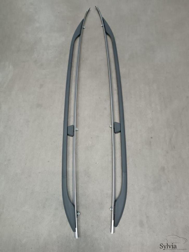 Dakrails set zwart links en rechts BMW X5 E70 + LCI 51137158, Auto diversen, Dakdragers, Gebruikt, Ophalen of Verzenden