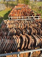 Boomse pannen en nokken te koop, Doe-het-zelf en Bouw, Dakpannen en Dakbedekking, Ophalen, Steen of Klei, Blauw, Zo goed als nieuw