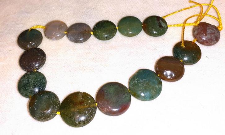 lot kralen 15 ronde oceaan jaspis 12-15mm, Hobby & Loisirs créatifs, Fabrication de Perles & Bijoux, Neuf, Perle, Enlèvement ou Envoi