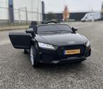 Audi TT'Rs 12v zwart afstands. / AUX/USB Leder zitje / EVA, Kinderen en Baby's, Ophalen of Verzenden, Nieuw