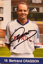 Carte individuelle dédicacée RSC Anderlecht Crasson, Collections, Enlèvement ou Envoi