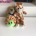 3 knuffelbeesten, Ophalen of Verzenden, Zo goed als nieuw
