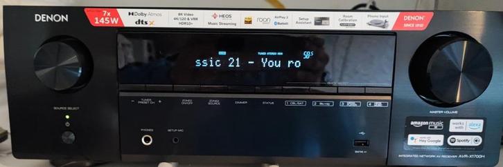 Denin AVR-X1700 H Surround Receiver  7.2, Audio, Tv en Foto, Versterkers en Ontvangers, Zo goed als nieuw, 7.1, 60 tot 120 watt