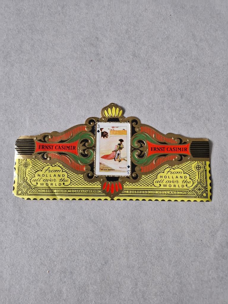 sigarenband Ernst Casimir serie 310/53Toreadors, Collections, Articles de fumeurs, Briquets & Boîtes d'allumettes, Bagues de cigare