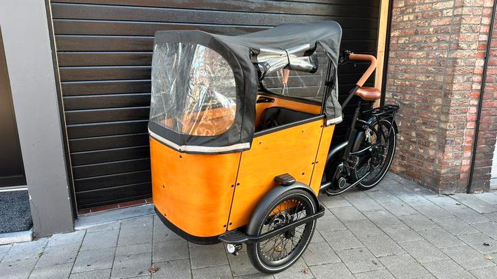 Vélo cargo Ananda à moteur central KidsCab, Vélos & Vélomoteurs, Vélos | Vélos avec bac, Utilisé, Autres marques, 4 enfants ou plus