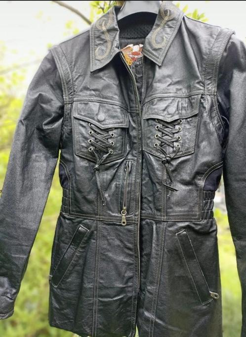 Harley Davidson lederen jas 2 in 1 Nieuw S, Motoren, Kleding | Motorkleding, Dames, Ophalen