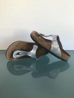 Gratis Verzenden | Birkenstock Gizeh zilveren slippers 37, Slippers, Overige kleuren, Verzenden, Zo goed als nieuw