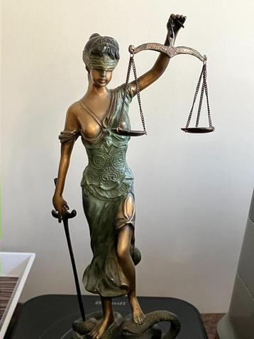 Lady Justice - bronze de Leopold Steiner (19è)