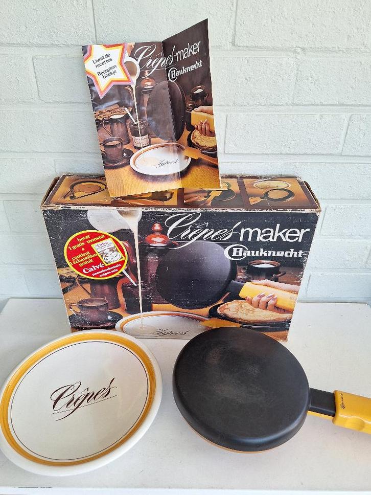 Bauknecht vintage pannenkoeken maker, Maison & Meubles, Cuisine | Ustensiles de cuisine, Utilisé, Enlèvement ou Envoi