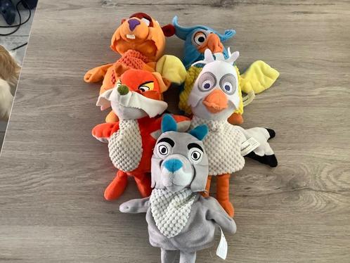 De Fabeltjeskrant verschillende pluche handpoppen (25 cm), Kinderen en Baby's, Speelgoed | Knuffels en Pluche, Zo goed als nieuw