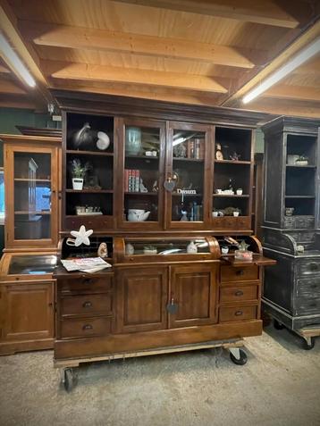 Teak Buffetkast Vitrinekast Apothekerskast beschikbaar voor biedingen