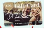 €50 Di Lusso Gift Card, Tickets en Kaartjes, Eén persoon, Cadeaubon, Warenhuis- of Winkelbon