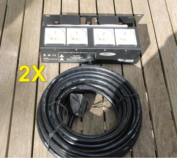 4 NIEUWE POWER SPLITTERS VAN SHOWTEC beschikbaar voor biedingen