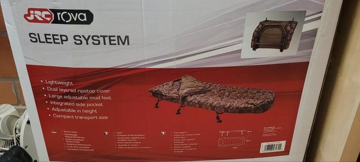 Veldbed met slaapzak JRC Rova Sleep System, Watersport en Boten, Hengelsport | Karpervissen, Zo goed als nieuw, Ophalen