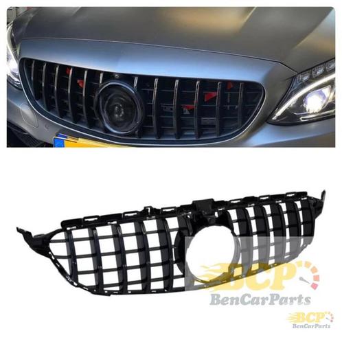 Sport grille zwart Chrome met camera geschikt voor Mercedes, Autos : Pièces & Accessoires, Autres pièces automobiles, Neuf, Enlèvement ou Envoi