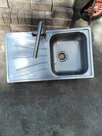 Spoelbak met Grohe mengkraan, Huis en Inrichting, Keuken | Keukenelementen, Ophalen, Gebruikt