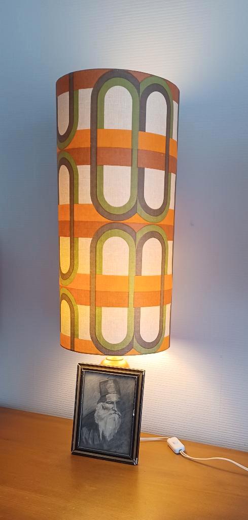 Abat jour sixties seventies, Maison & Meubles, Lampes | Abat-jour, Comme neuf, 50 cm ou plus, Autres formes, Enlèvement ou Envoi
