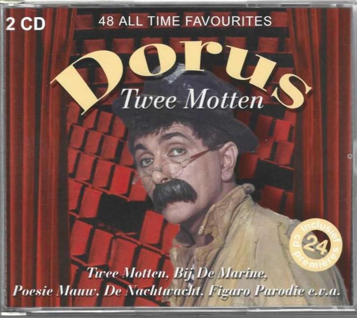 2 CD Dorus – Twee Motten, CD & DVD, CD | Néerlandophone, Comme neuf, Bande Originale ou Comédie musicale, Enlèvement ou Envoi