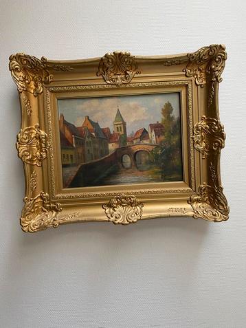 Mooi schilderijtje Brugge beschikbaar voor biedingen