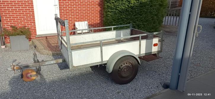 Stevige en roestvrije remork 750kg ongeremd!, Auto diversen, Aanhangwagen-onderdelen, Ophalen