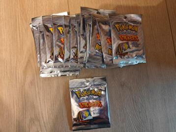 Vintage sealed Pokemon stickers  beschikbaar voor biedingen