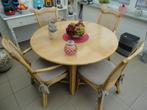Rotan meubelen (tuin/pergola/veranda), Comme neuf, Chaise, Rotin, 4 places