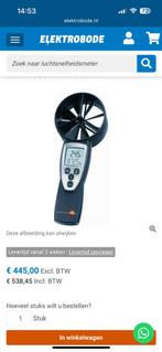 Testo 400 417 compact luchtsnelheidsmeter, Ophalen of Verzenden