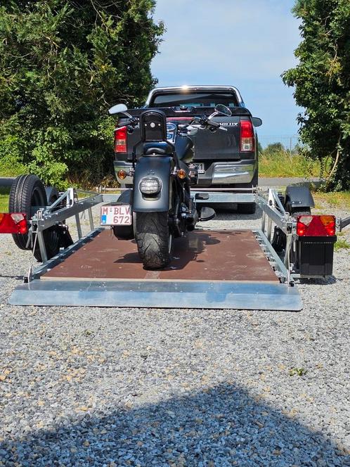 Remorque moto plateau au sol (Location), Auto diversen, Auto-accessoires, Nieuw, Ophalen
