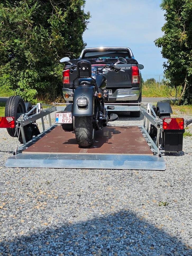 Remorque moto plateau au sol (Location), Auto diversen, Auto-accessoires, Nieuw, Ophalen