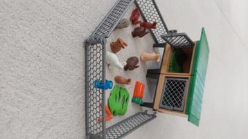 Playmobil Konijnenhok met buitenren - 6140 beschikbaar voor biedingen