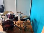 Volledig drumstel ( + toebehoren ), Muziek en Instrumenten, Drumstellen en Slagwerk, Ophalen, Gebruikt, Overige merken