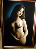 vintage naakt op fluweel 70er jaren, Ophalen, Huis en Inrichting