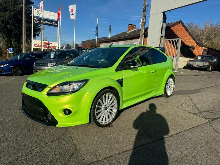 Ford Focus RS 2.5, Auto's, Ford, Particulier, Focus, Benzine, Euro 4, Stadsauto, 4 deurs, Handgeschakeld, Groen, Zwart, Alcantara