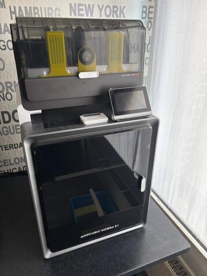 Zo goed als nieuwe Anycubic Kobra S1 Combo, Computers en Software, 3D Printers, Zo goed als nieuw, Ingebouwde Wi-Fi, Ophalen