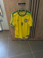 Retro Shirt Ronaldo Brazilië World Cup 1998, Sport en Fitness, Voetbal, Maat L, Ophalen of Verzenden, Shirt