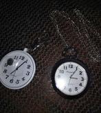 2 pocket watches, Staal, Ophalen of Verzenden, Zo goed als nieuw, Zakhorloge