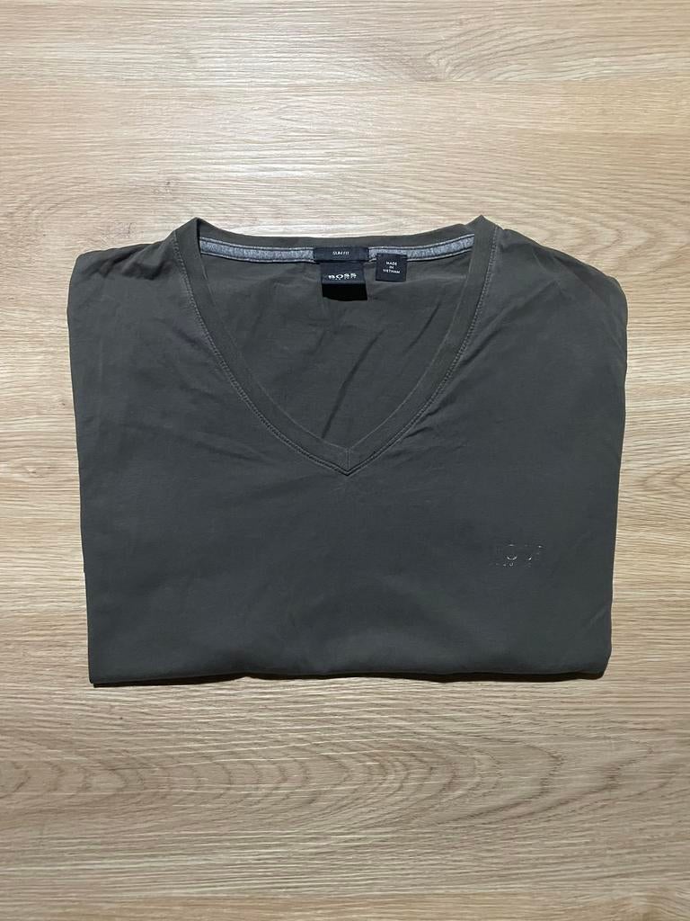Hugo Boss T-shirt (slim fit), Kleding | Heren, T-shirts, Ophalen of Verzenden, Zo goed als nieuw, Overige maten, Grijs