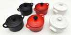 6 Mini Cocotte Le Creuset / Emile Henri, Huis en Inrichting, Keuken | Keukenbenodigdheden, Ophalen of Verzenden, Zo goed als nieuw