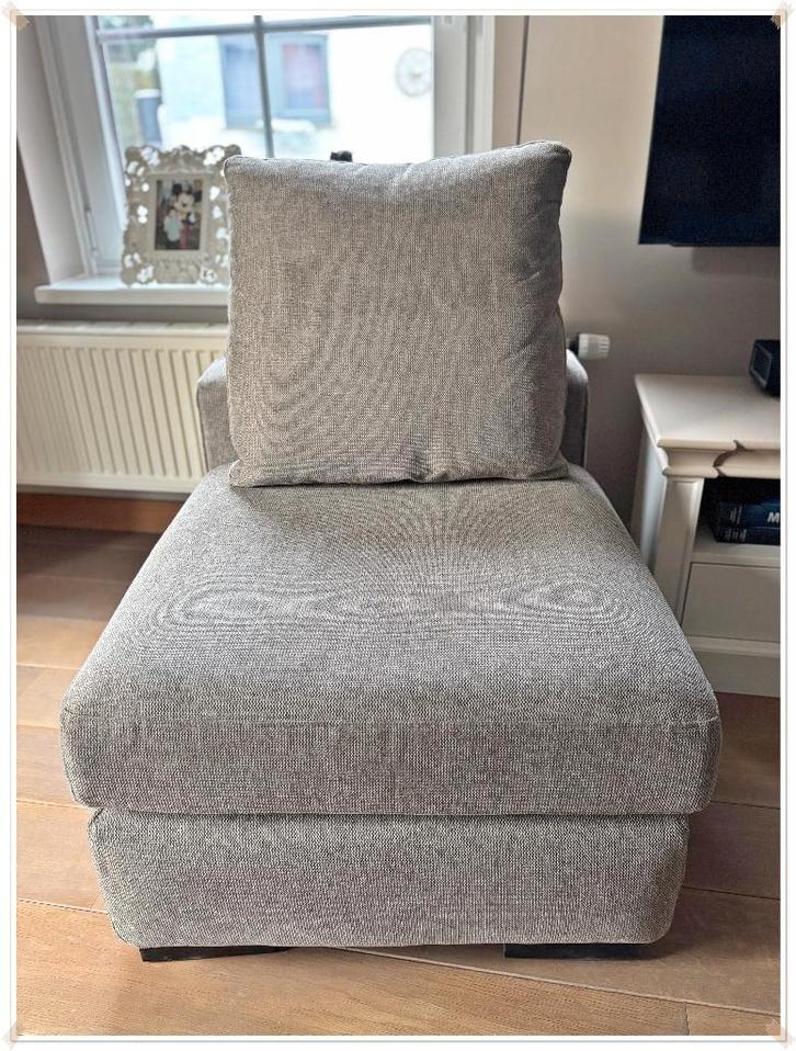 POLTRONESOFA – FAUTEUIL/BOUT DE CANAPE “NOCETO”, Huis en Inrichting, Fauteuils, Nieuw, Stof, 75 tot 100 cm, 75 tot 100 cm, Ophalen