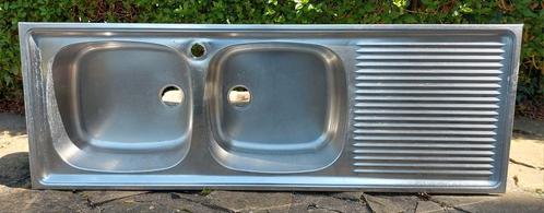 Évier inox, Huis en Inrichting, Keuken | Keukenelementen, Gebruikt, Ophalen
