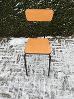 Kleine stoel beige /zwart, Enlèvement, Comme neuf, Noir