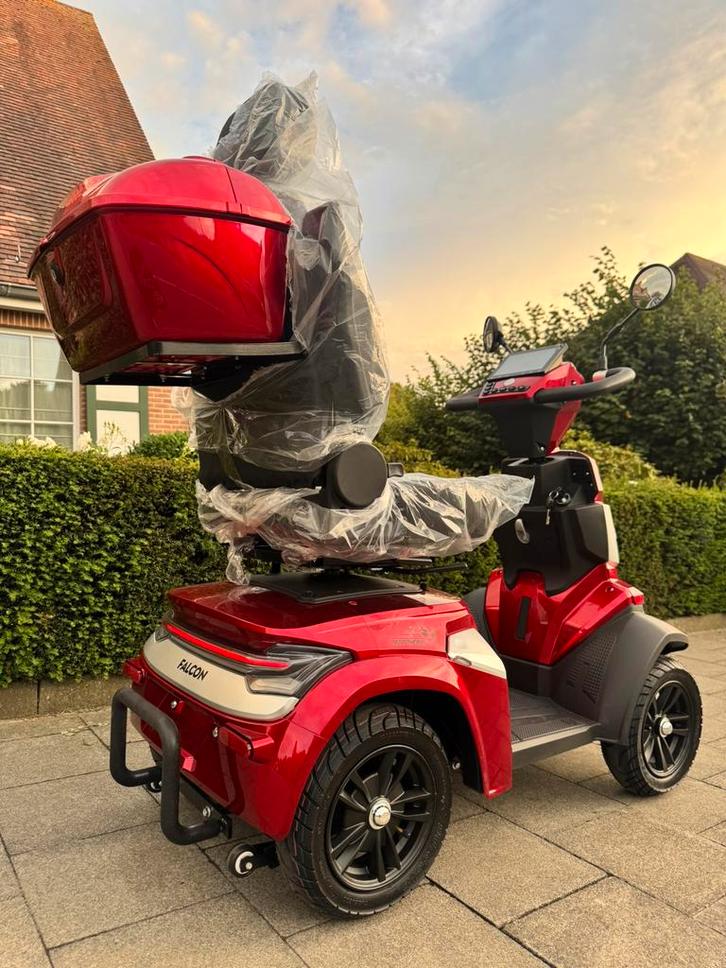 Falçon Voiturette électrique de luxe 2025 Scootmobiel PMR, Divers, Chaises roulantes, Neuf, Fauteuil roulant électrique, Pliant