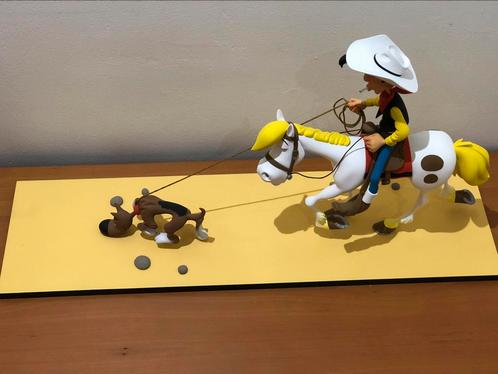 Lucky Luke op de Daltons Fariboles Morris-route, Verzamelen, Stripfiguren, Nieuw, Beeldje of Figuurtje, Overige figuren, Ophalen