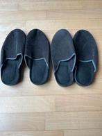 2 paar heren pantoffels maat 46, Vêtements | Hommes, Chaussures, Comme neuf, Enlèvement, Pantoufles, Noir