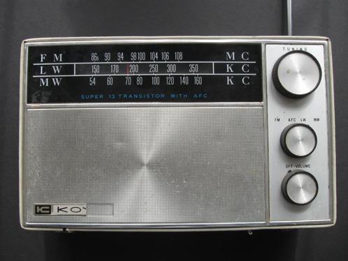 RADIO PORTABLE KOYO – 1965 – 13 TRANSISTOR – JAPON., TV, Hi-fi & Vidéo, Radios, Utilisé, Radio, Enlèvement ou Envoi