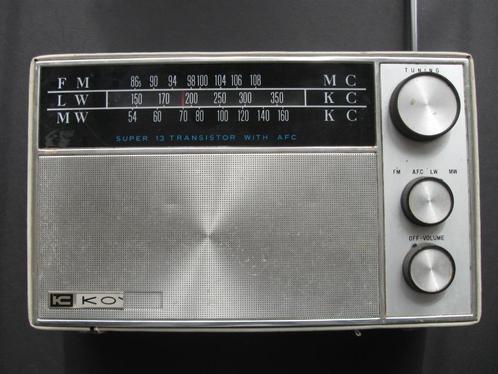 KOYO DRAAGBARE RADIO – 1965 – 13 TRANSISTOR – JAPAN., Audio, Tv en Foto, Radio's, Gebruikt, Radio, Ophalen of Verzenden