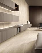 volkeramische gerectificeerde tegel travertin  gold 80 x 80, Doe-het-zelf en Bouw, 60 cm of meer, Nieuw, Ophalen of Verzenden